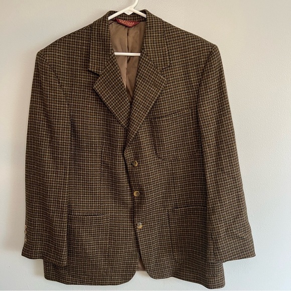 Vtg Pincus Brothers Maxwell Blazer Nordstrom Suit Jacket Wool Mens Sz 42R Sport - Picture 1 of 14
